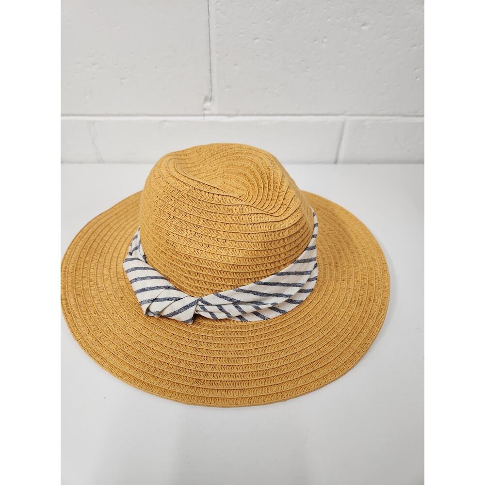 Hat Attack Women's Paper/Polyester Blend Straw Fe… - image 3